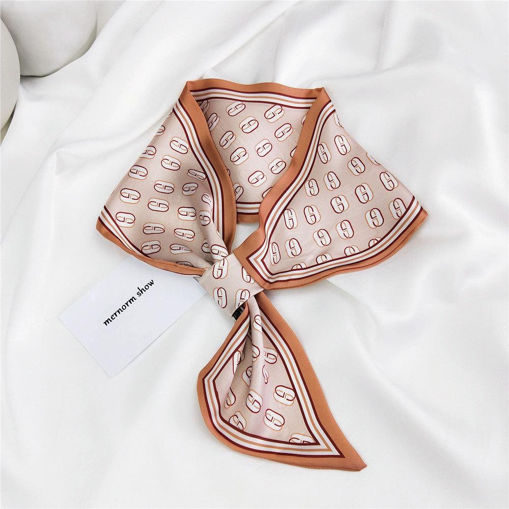 Nové šatky Hodvábne šatky Dámska jarná a jesenná sezóna Dlhé dekoratívne profesionálne šatky Letné tenké štýly spárované s košeľami Štýlové