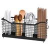 Cutlery Holder Flatware Organizer Kitchen Spoon Fork Utensil Storage Basket Metal Large Capacity Home Cooking Accessory