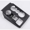 For Ford Focus   Carbon Fiber Front Water Cup Holder Cover Trim Gear Shift Panel Cover Trim Interior Accessories LHD