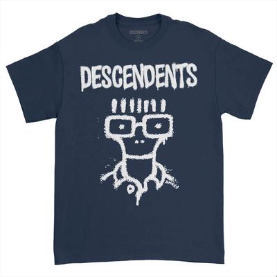 Mode Sportoberteile Print T-Shirt Descendents Band T-Shirt Ästhetische T-Shirts Y2k Punk Rock T-Shirt Lässige Lockere Kleidung Unisex