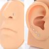Classic F136 Titanium Zircon Nose Stud with S-Bar Piercing