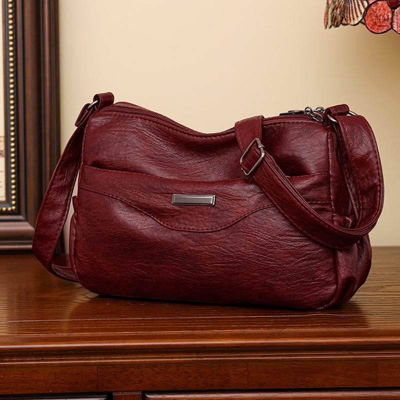 Soft PU Leather Luxury Handbags Purses Women Bags Designer Shoulder Crossbody Bag For Female Branded 2026 Winter Trend Messenger Bags
