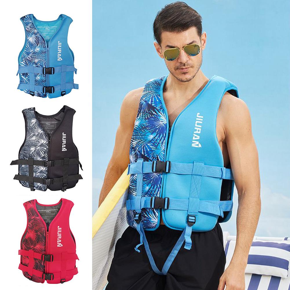 Adjustable Buoyancy Survival Suit Neoprene Warm Boating Life Vest Wear-resistant Soft Safe Multipurpose for Swimming Sea Fishing
