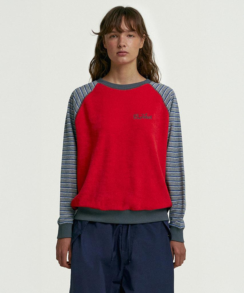 Tekes Script Terry Sweatshirt Red