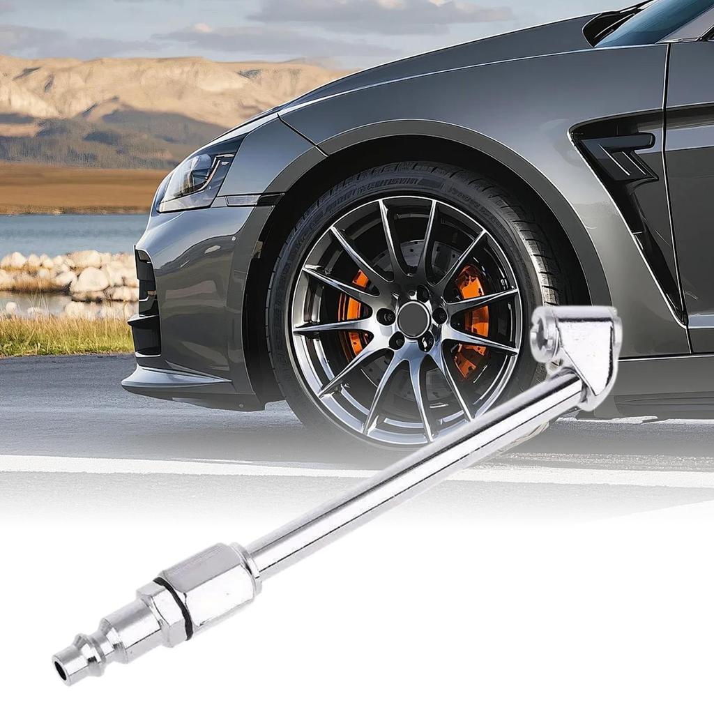 Car Lock On Metal Air Chuck Tire Air Hose Nozzle Automotive Leak-Proof Tyre Inflator Repair Tool For Truck Motorcycle Bicycle
