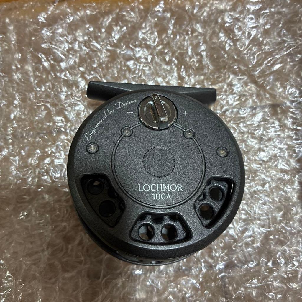 Used Daiwa LOCHMOR 100A fly reel with replacement spool