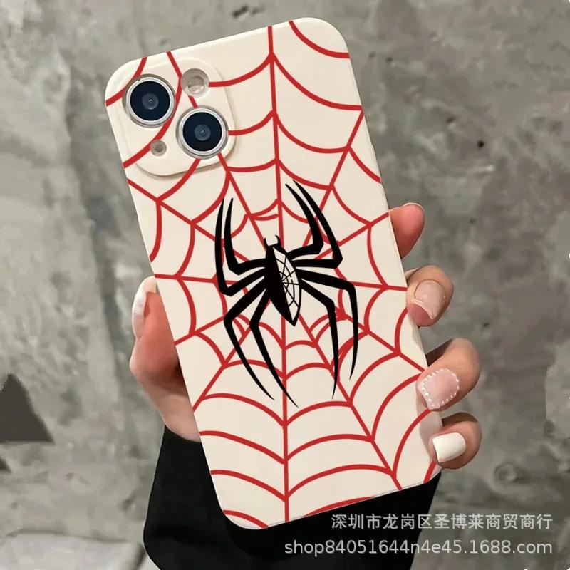 The new spider is suitable for iPhone15 mobile phone case 14PROMAX all-inclusive 13/11 anti-drop 16/15 protective case 17.