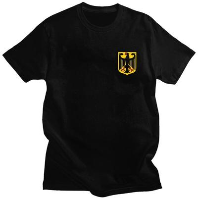 Anpassad Manlig Tysklands Riksvapen T-shirt Kortärmad BomullsT-shirt T-shirt Fritid Tysk Flagga Örn Tee Smal Passform Kläder...