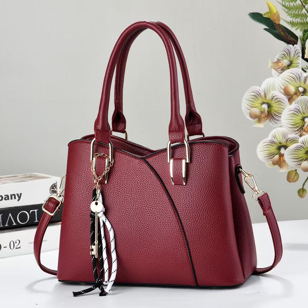 Bolsas Transversais Femininas Bolsas de Mão Bolsas Tote Bolsa de Ombro Bolsas Transversais de Mão Couro PU Bolsa Tote com Alça Superior Bolsa de Ombro para Mulheres