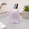 Desktop Decoration Pen Holder Standing Capybara Holder, Cute Animal Desk Organizer for Pens Makeup Compact Pencil Brushes, Large Capacity Stand Office
