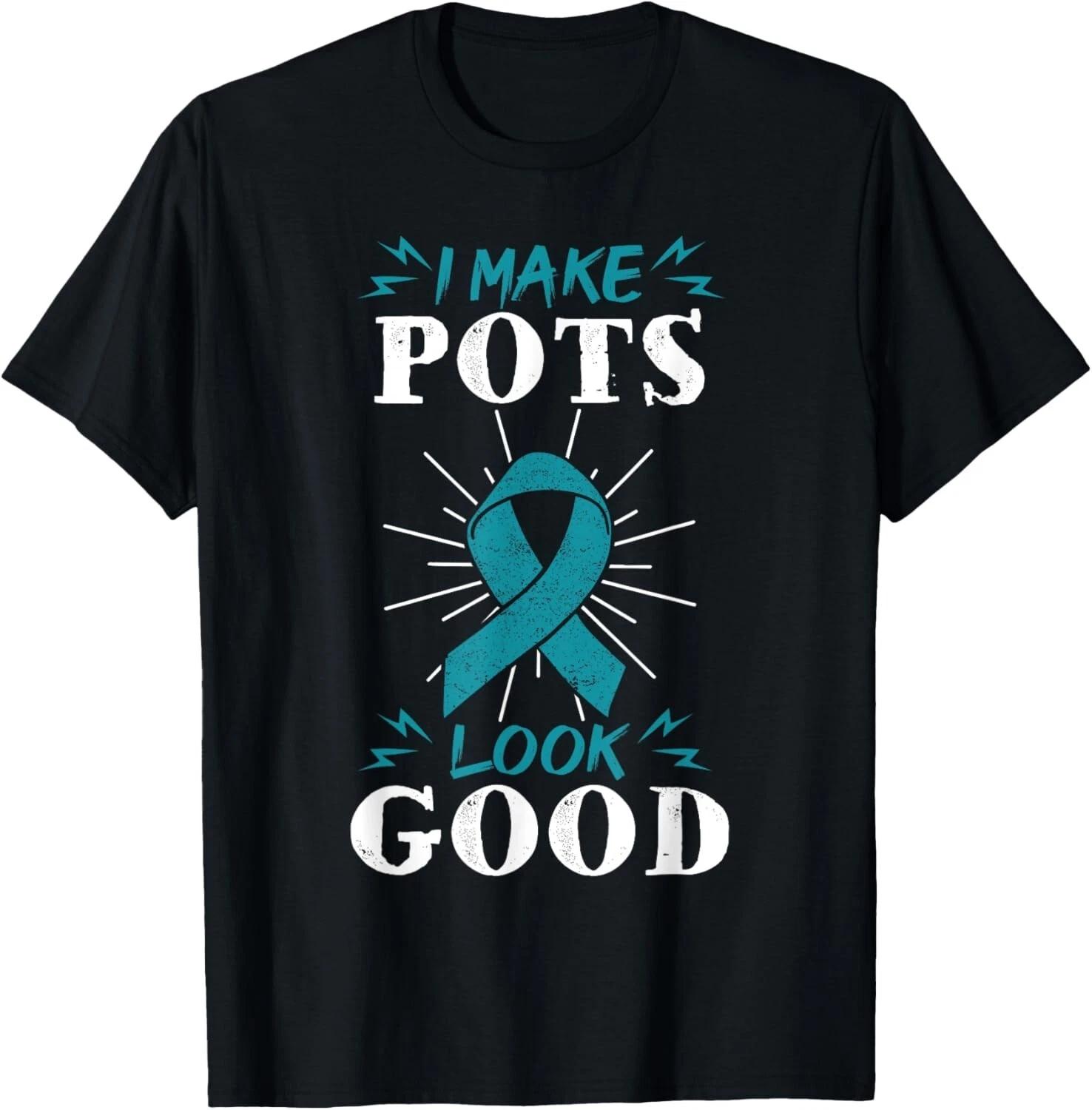 POTS Awareness Dysautonomia Cardiologists Turquoise Ribbon T- Shirt XL