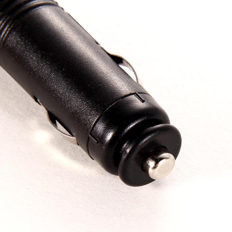 12/24V 3M Copper Lighter Socket Plug Connector Extension Wire Male Car Cigarette Cable W/ On-Off Switch for Automobile Refit DC