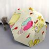 Pompom Purin Automatic Umbrella-Foldable, Durable 8-Bone Design, Compact and Stylish, Great for Camping, Halloween, Christmas, Mother's Day