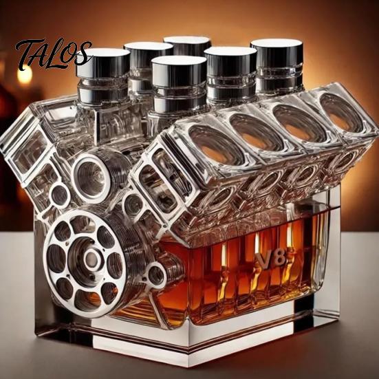 Stylish Wine Bottle Holder V8 Engines Whisky Creative Decanter Home Bar Decoration Personalized Whiskey Ornament
