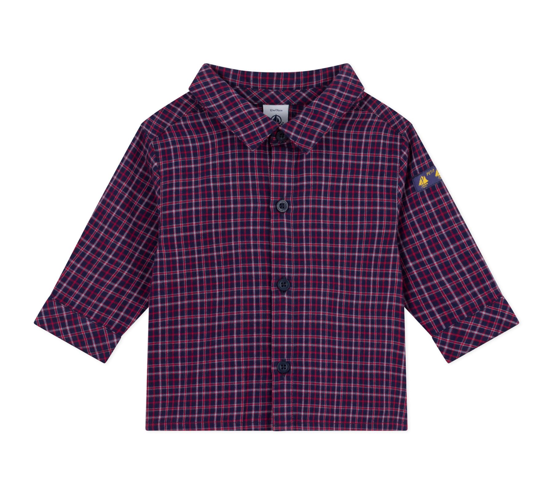 

Petit Bateau Shirt A0EA4 24 86cm Navy/Multicolor, Months,