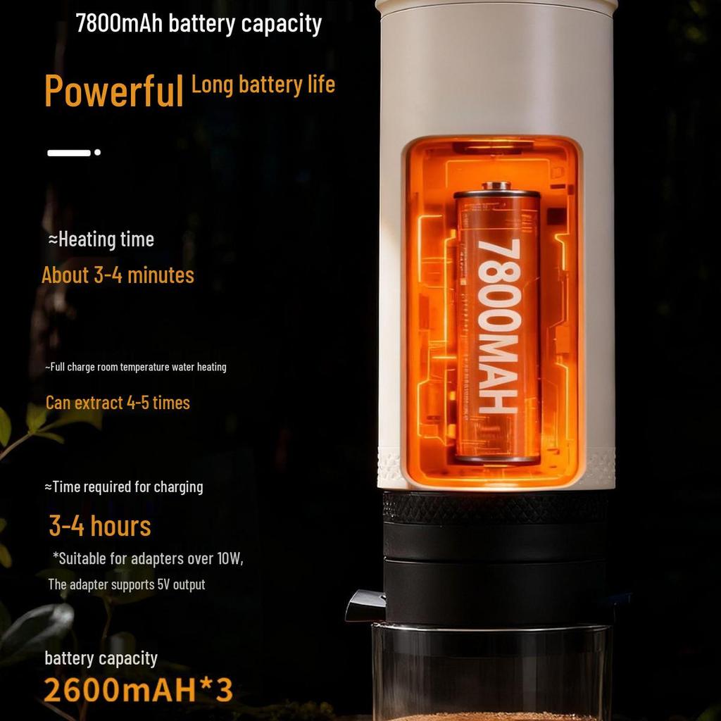 20-Bar High-Pressure Portable Italian Espresso Coffee Machine