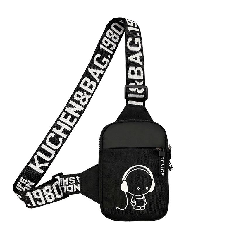 Herren Umhängetasche INS Trend Wasserdicht Kleiner Rucksack Handy Herren Messenger Bag Quadratische Tasche Crossbody Taschen