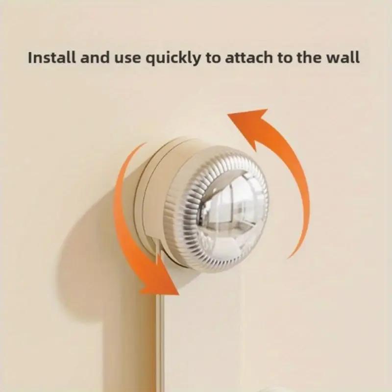 Wall-Mounted Plastic Pot Lid Holder - No Punching Installation, Space-Saving Kitchen Organizer