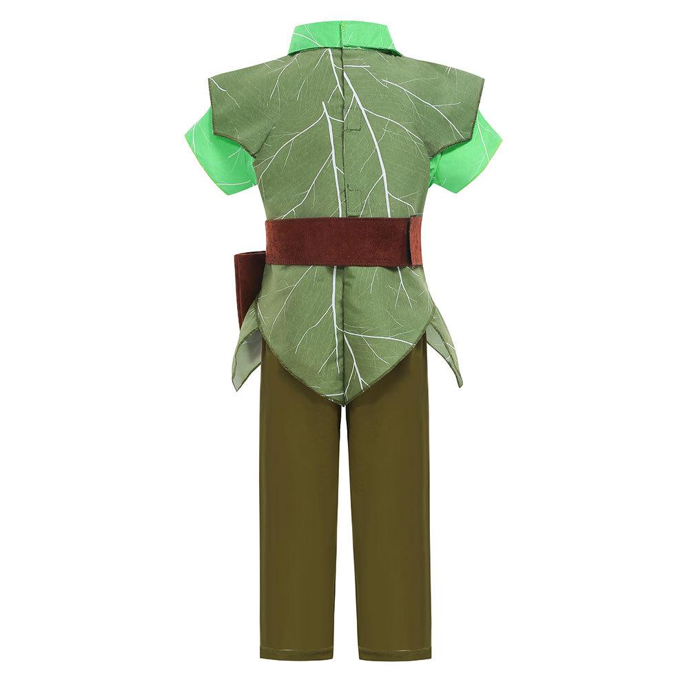 Children's Green Elf Peter Pan Halloween Party Costume