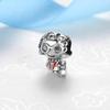 Original 925 Sterling Kupfer Charms Passen Markenarmbändern Opa Oma Junge Mädchen Perlen Liebe Familie Frauen DIY Halsketten Zirkon