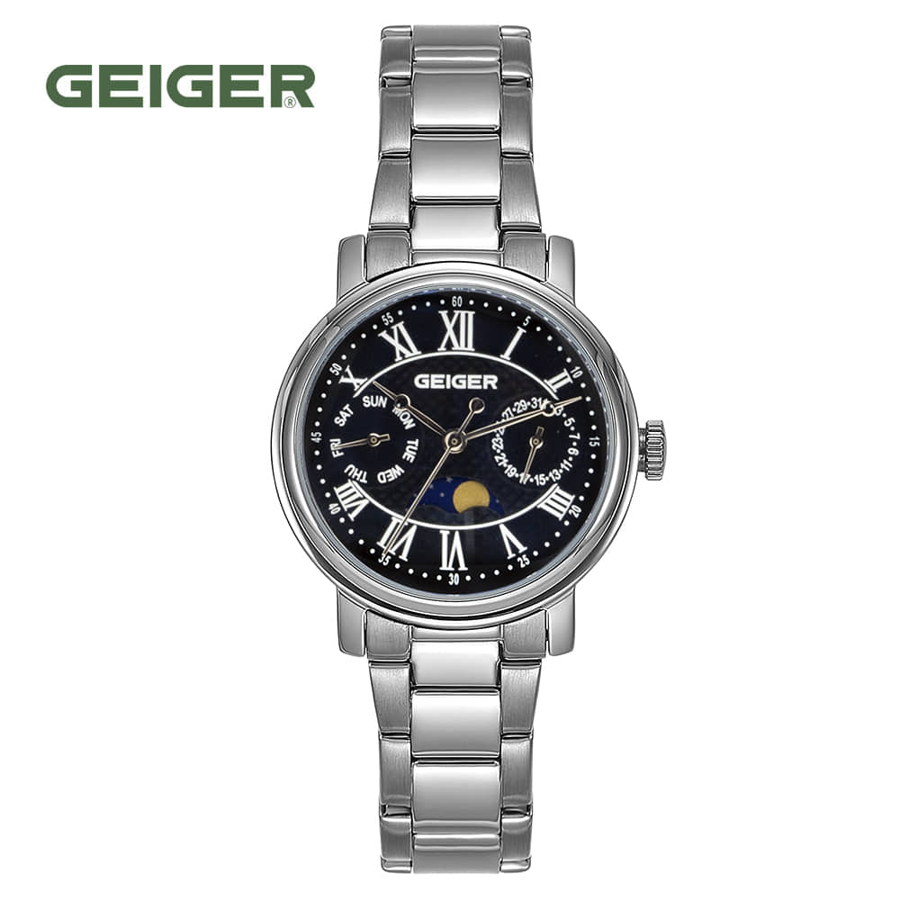 

Geiger GE8050BS_L Женские часы с фазой Луны 34 мм