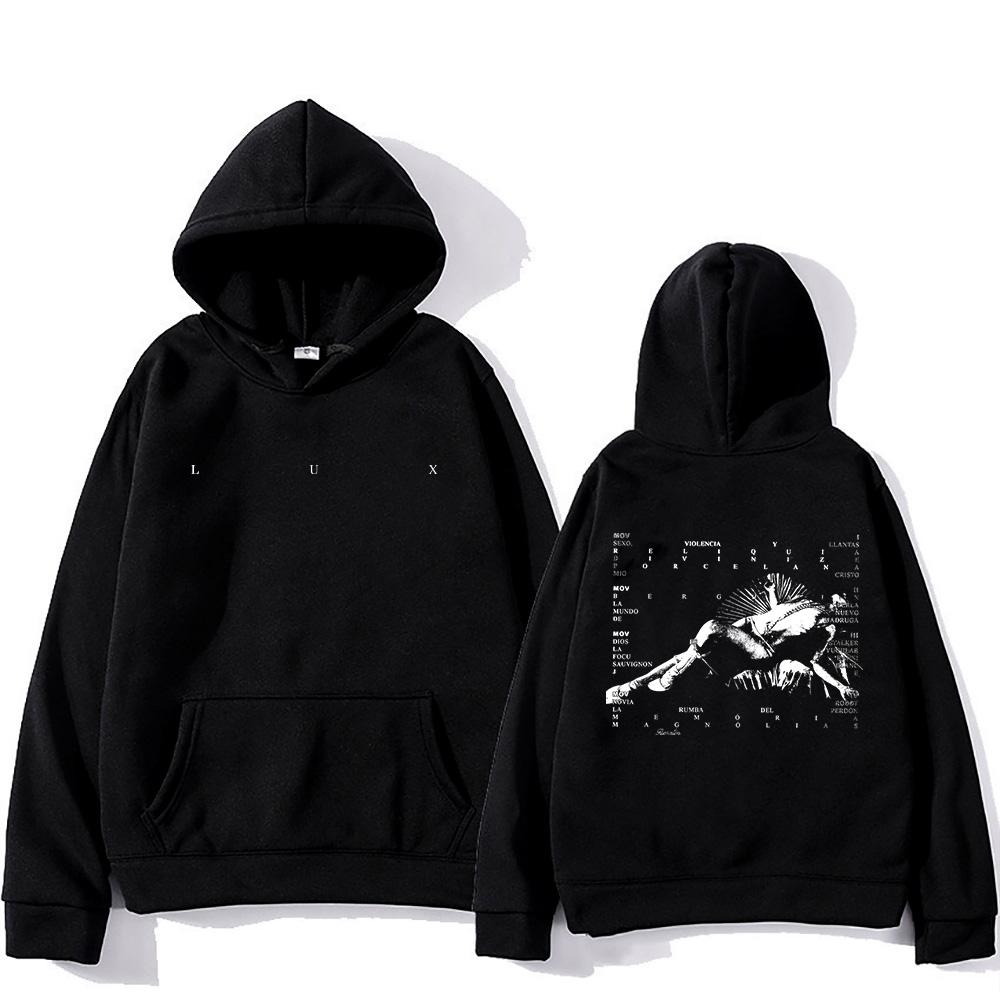 

Rosalía LUX Logo Hoodie Rosalia Berghain New Album Sweatshirt Retro Harajuku Aesthetic Clothes Unisex Long Sleeve Oversize Hoody XS
