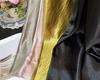Chinese Style Black Acetate High-Waist Bodycon Fishtail Skirt, Bias Cut Drapey Silk Satin for Women