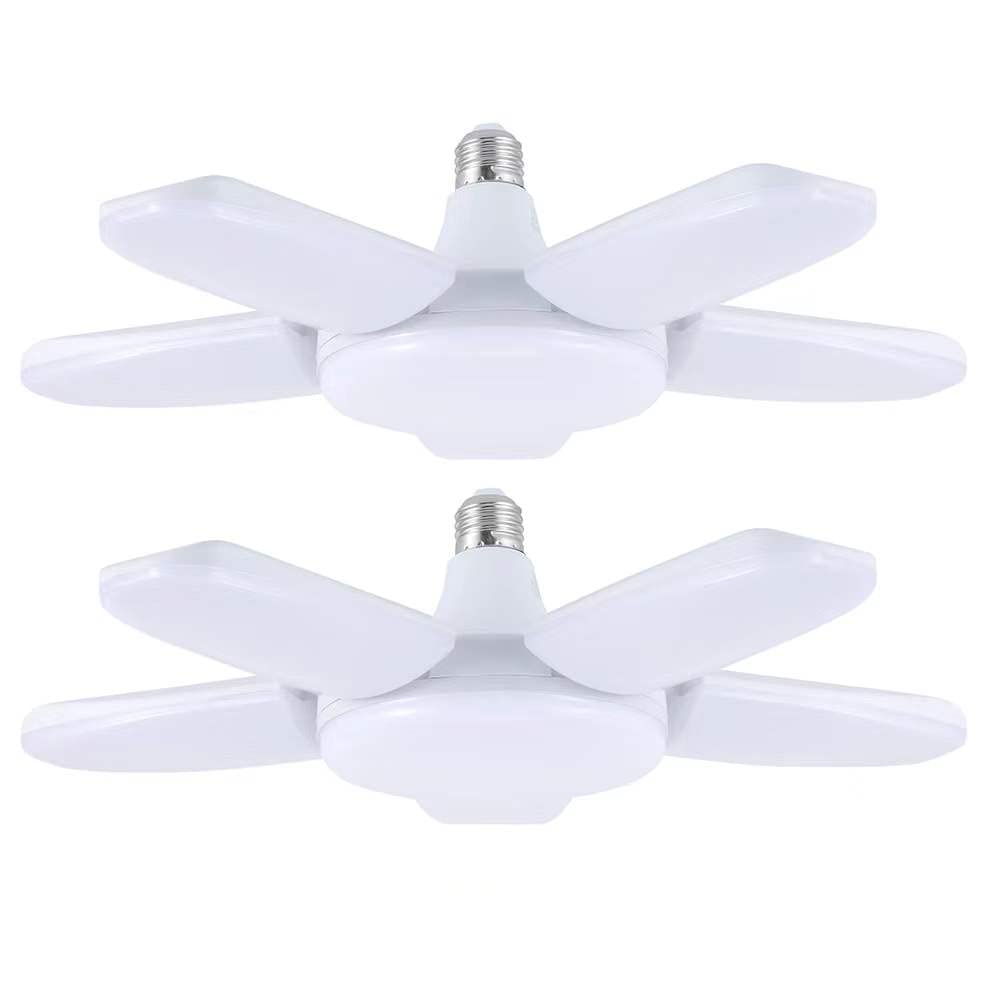 

Garage Light, LED Work Light, Replacement Bulb, Construction Light, LED Ceiling Light, E26 LED Bulb, 6-Bulb Set, 80W, Daylight White, 6500K, LED Work