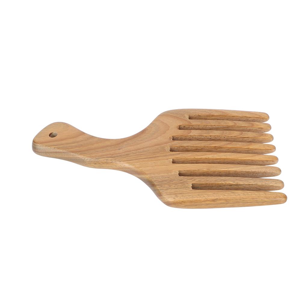 Wooden Comb Sandalwood Prevent Static Scalp Massage Coarse Teeth Hair Beard Comb for Barber Salon