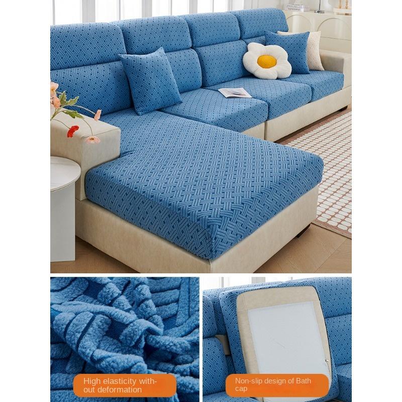 

Утолщенный эластичный чехол для дивана, универсальная подушка, утолщенный чехол для подушки с защитой от царапин, универсальный нескользящий диван на четыре сезона S