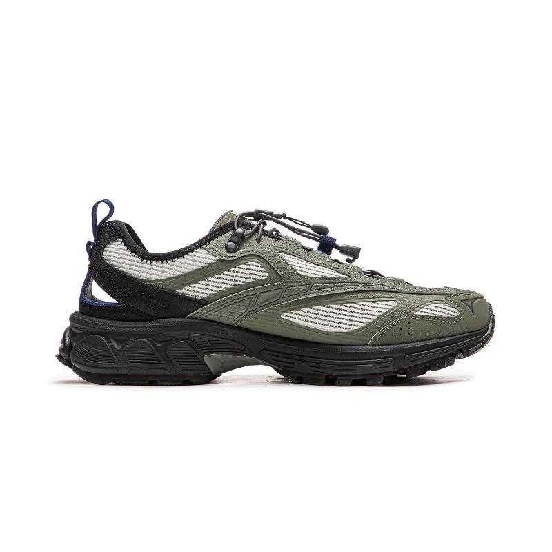 Li Ning Fuyiao 2.0 Trail V3 Sports Comfortable Shock Absorption Wear-Resistant Low-Top Casual Running Shoes Men Sneaker White Green ARXW021-5