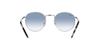 RB3637 Blue Gradient Size 50 Ray-Ban Sunglasses, Silver/Crystal Lenses,
