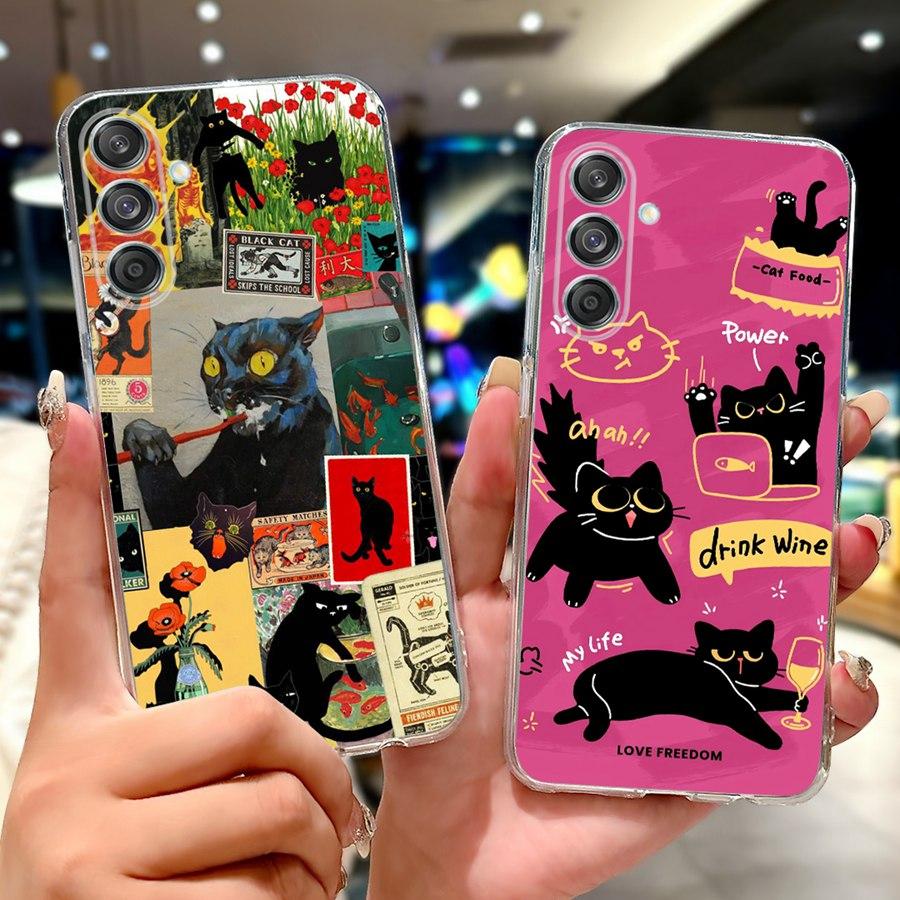 Case for Samsung Galaxy M34 M54 M55 5G New Design TPU Silicone Soft Cover for Samsung M546B  M556B M346B Coque Protective Capa