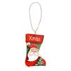 Christmas Hanging Tree Wooden Ornaments Featuring Santa Snowman Cheer Holiday