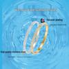 18K Gold Plated Stainless Steel Bracelet with Zirconia for Women