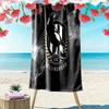 Collingwood Magpies Druck Strandtuch, Großes Weiches Schnelltrocknendes Handtuch für Strand Camping Schwimmen