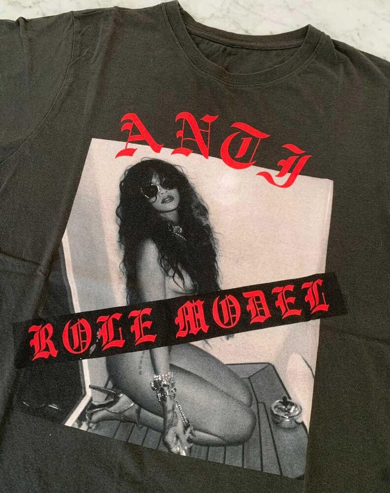

RIHANNA ANTI WORLD TOUR Shirt Black Short Sleeve Unisex All Size S-5XL Unisex T-Shirt XXXL