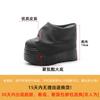 Women's Summer New 2025 Super High Heel Thick-soled Half Slippers Without Heel Outer Wear Inner Heightening Slippers Simple and Pure