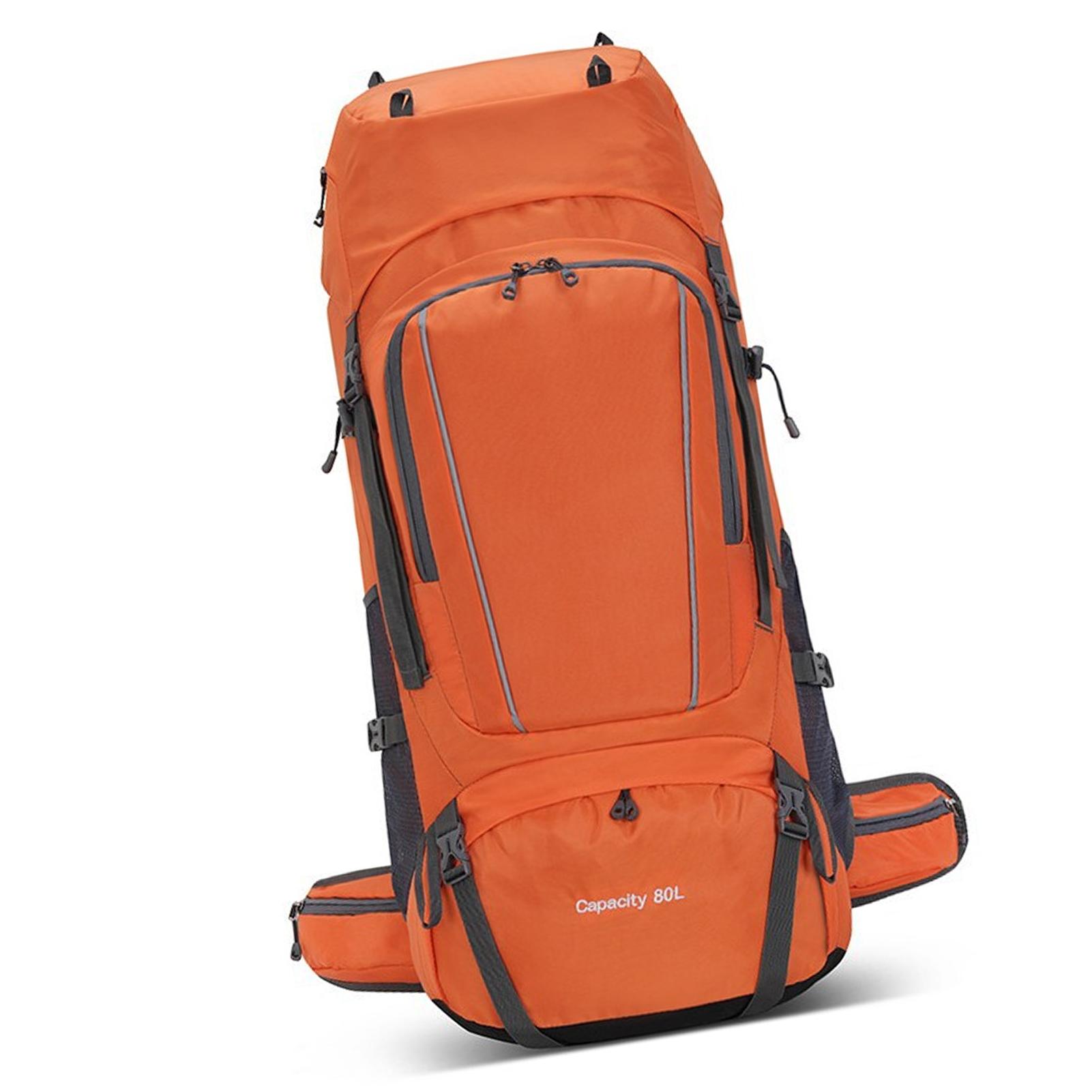

80L Outdoor Backpack Camping Climbing Bag Oxford Cloth Mountaineering Backpack Large Capacity