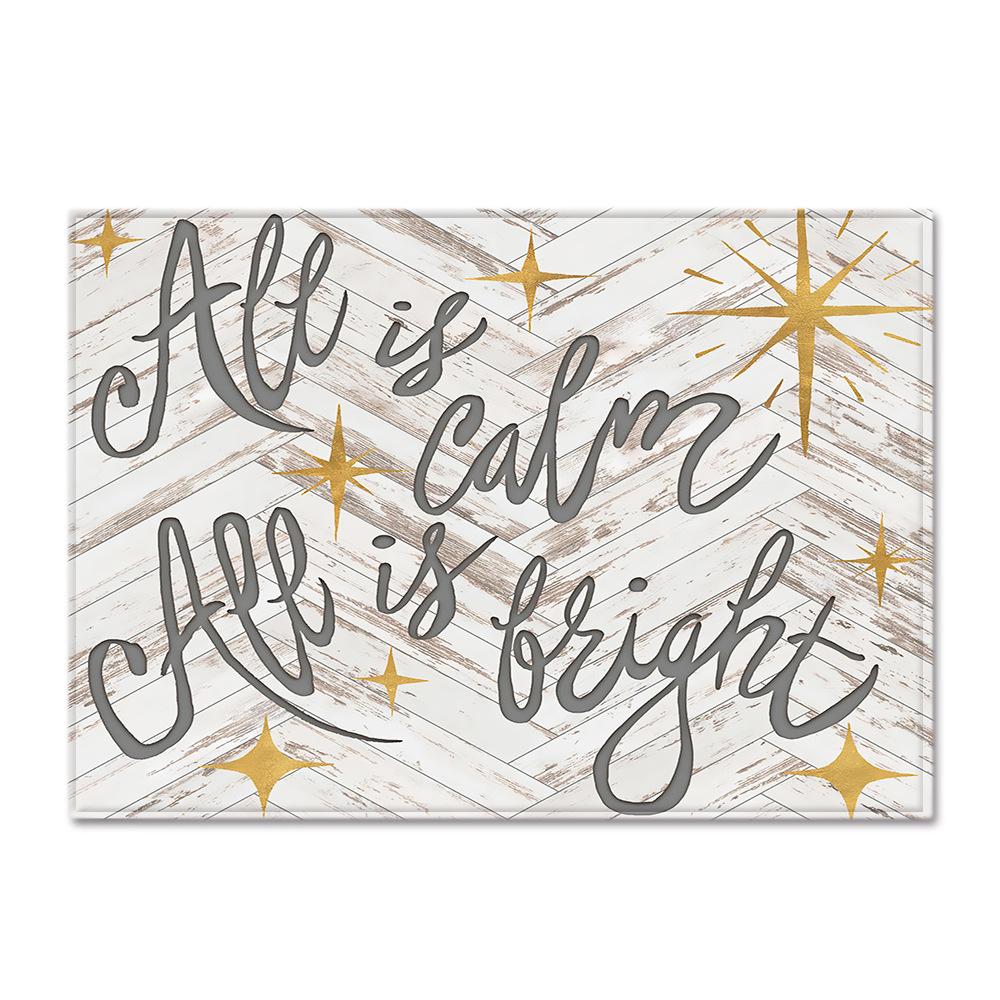 Living Room Carpet Merry Christmas Bedroom Floor Mat Doormat For Europe And The United States