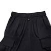 Men Casual Cargo Pants Hip Hop Baggy Trousers with Pockets Low-Rise Elastic Waist Drawstring