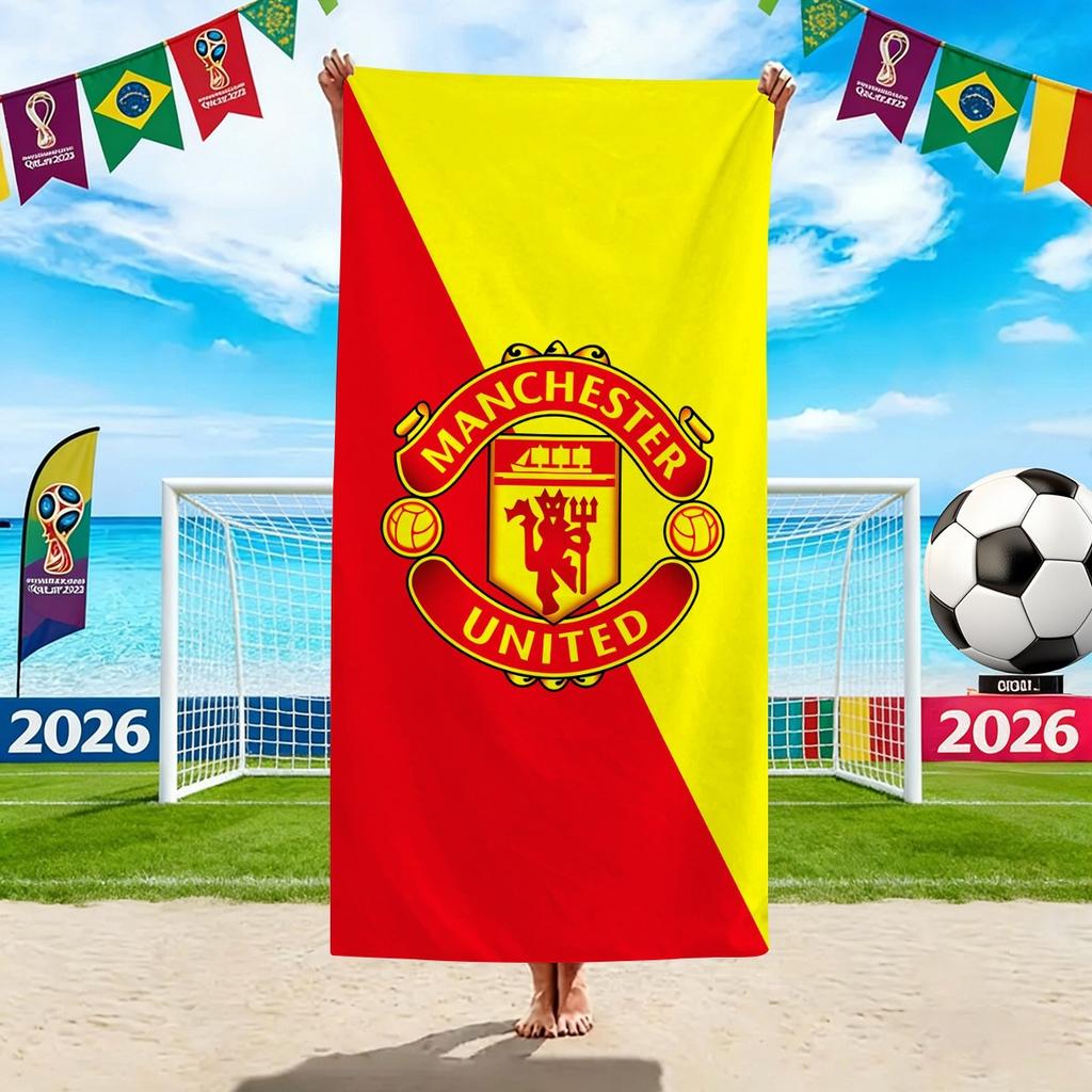 World Cup Beach Towels, Us-Canada-Mexico Football Team Microfiber Quick-Drying Absorbent Bath Towels, Sports Towels
