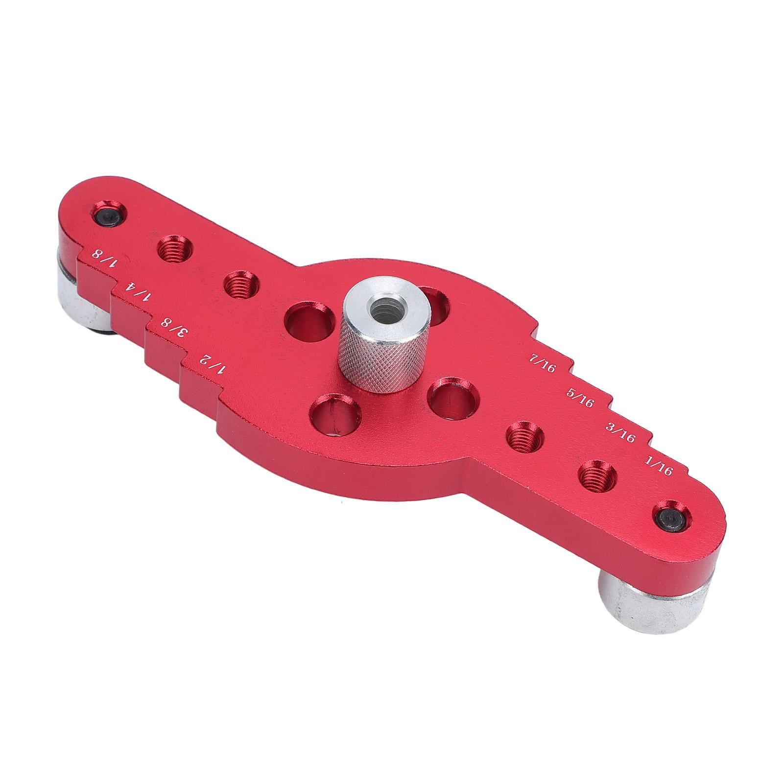 

42Pcs 1 Set Woodworking Center Hole Locator Self Centering Straight Hole Drilling Positioner for Shelf Brackets