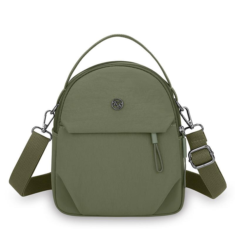 Women's Handbag Solid Color Shoulder Bag Waterproof Nylon Bag