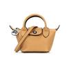 Le Pliage Cuir 9 Logo Lambskin Dumpling Bag Mini Women Handbags Honey 10099757P15