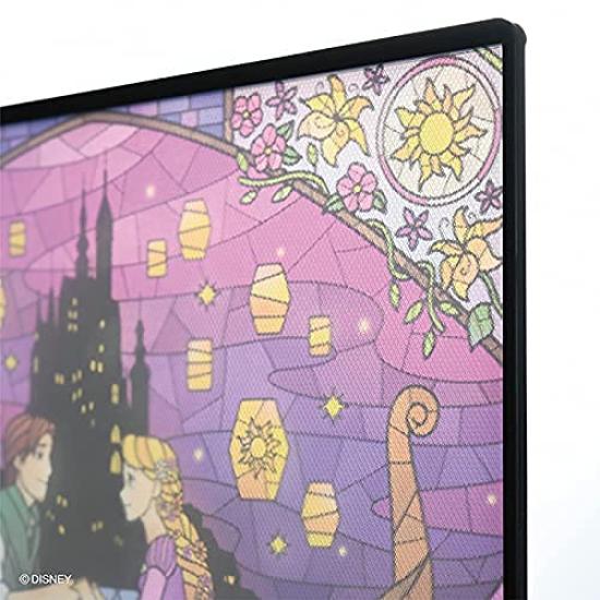 Yaxell Disney Rapunzel Made in Japan with stand Stained glass style 263 x 185mm