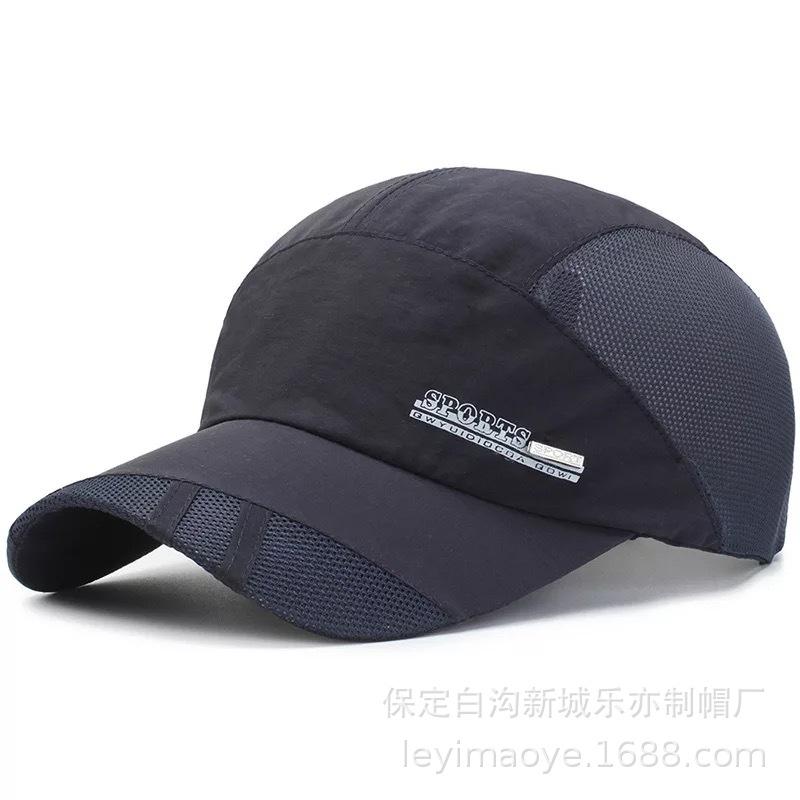 Summer Thin Men S Hat Sweat-Absorbing Net Hat Breathable Outdoor Suhade Fishing Hat Sunscreen Baseball Cap Breathable Adjustable Adjustable