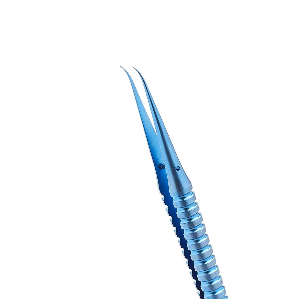 Techrebal 12A Titanium Precision Curved Tweezers