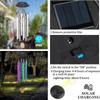 Solar Wind Chime Lights Acrylic Bubble Wand Ambient Lights Outdoor Waterproof Patio Decoration