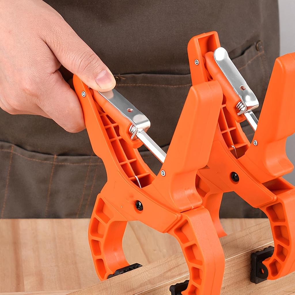 8inch Woodworking Clamp Carpentry Clip Quick Ratchets Carpenter Tool Wood Fixing Tools Enduring Heavy Duty Jaw Opening Clamps